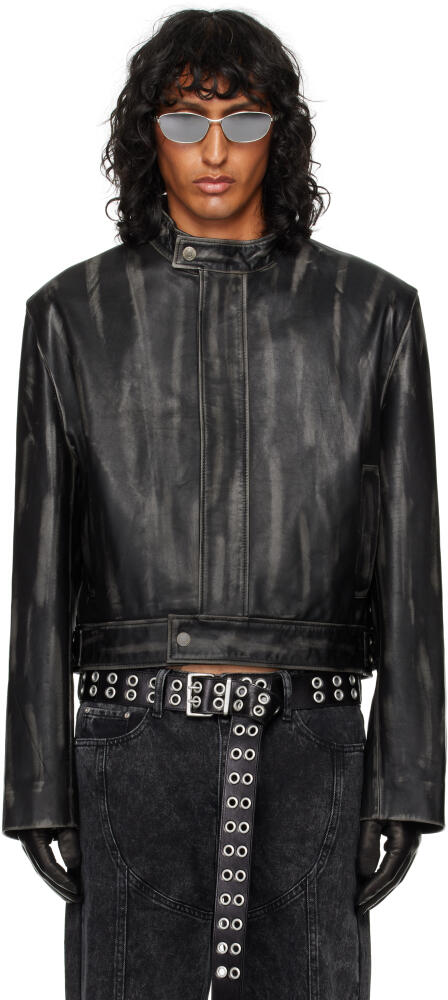 Achilles Ion Gabriel Black Motodaddy Leather Jacket Cover