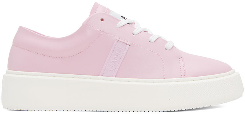 GANNI Pink Sporty Sneakers Cover