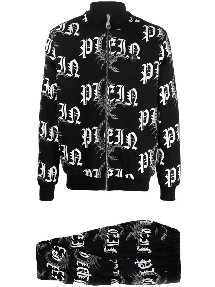 Philipp Plein graphic-print tracksuit - Black Cover