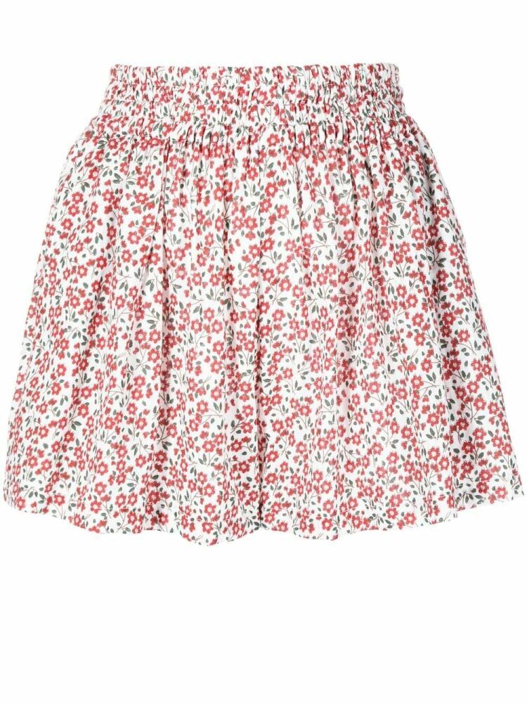 Bambah floral-print shorts - Red Cover