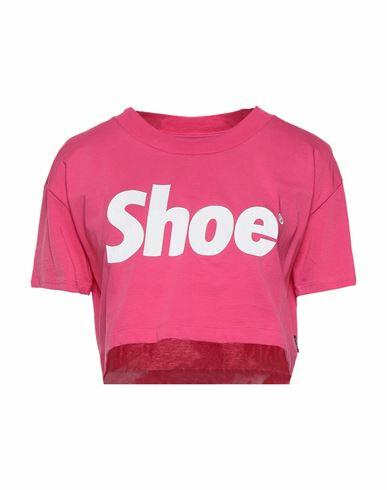 Shoe Woman T-shirt Fuchsia Cotton Cover