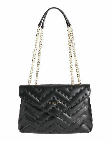 John Richmond Woman Shoulder bag Black Leather Cover