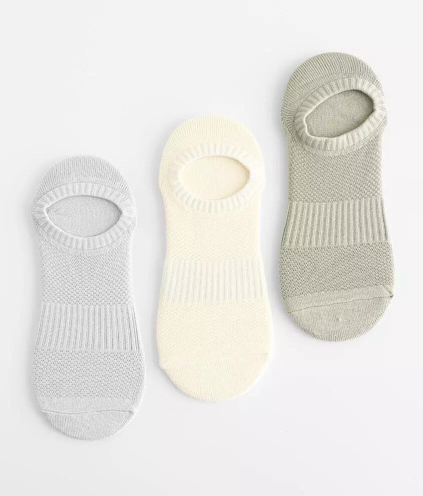 Lemon 3 Pack Air Brush Ankle Socks Cover