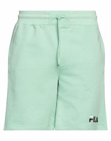 Fila Man Shorts & Bermuda Shorts Light green Cotton, Polyester Cover