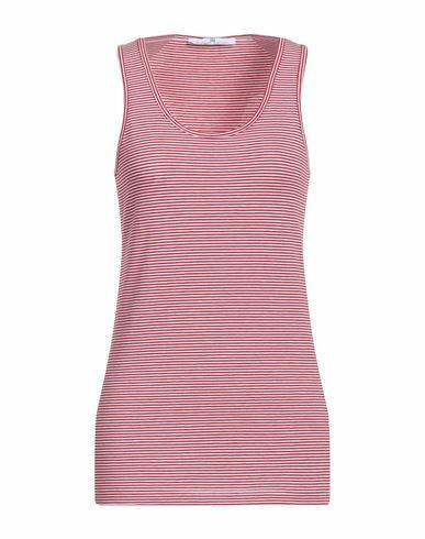 Massimo Rebecchi Woman Tank top Red Cotton, Elastane Cover