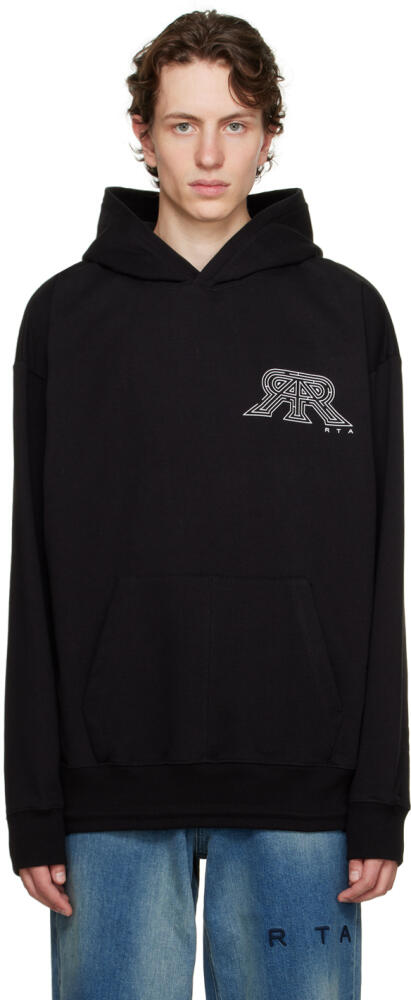 RTA Black Oversized Hoodie Cover