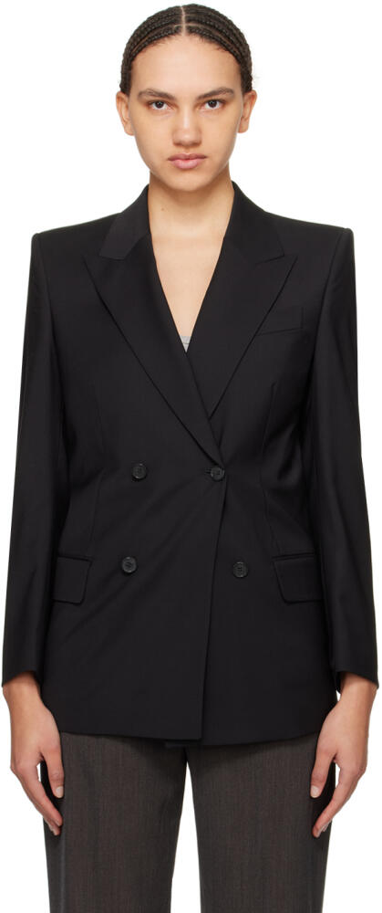 Filippa K Black Double-Breasted Blazer Cover