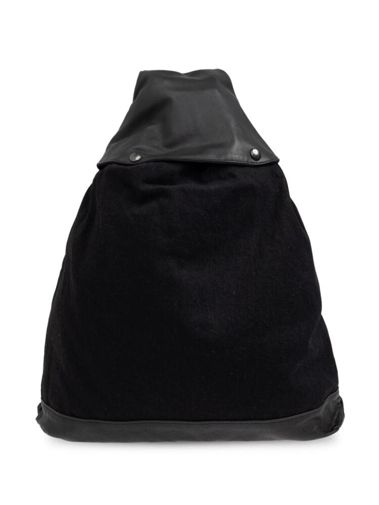 Yohji Yamamoto zipped backpack - Black Cover