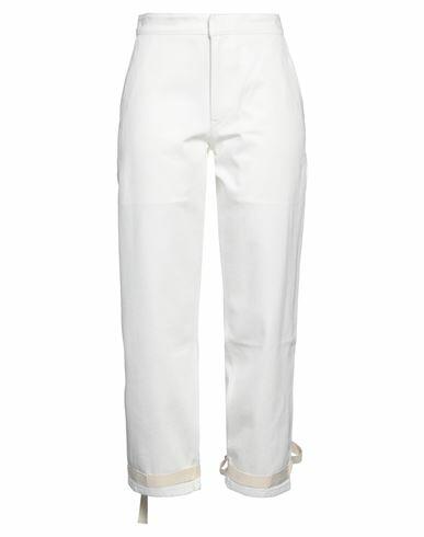 Jil Sander Woman Pants Ivory Cotton Cover