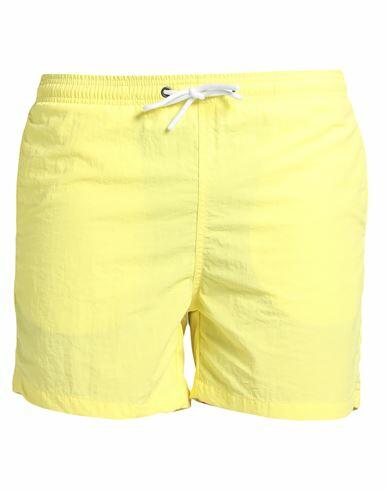 Yes Zee By Essenza Man Swim trunks Yellow Polyester Cover