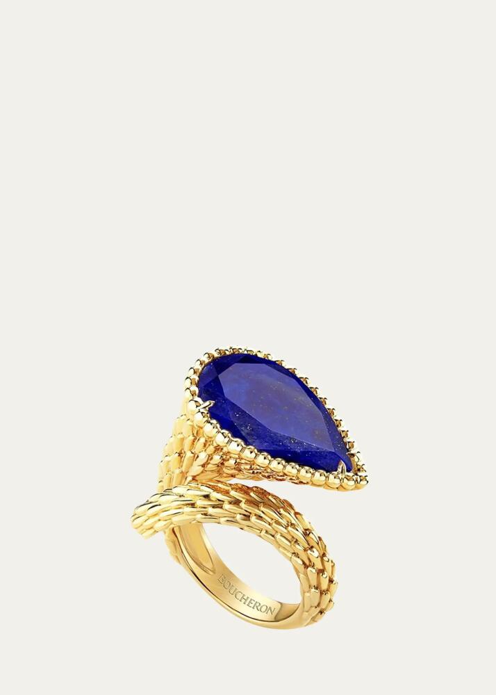 Boucheron Serpent Boheme Large Lapis Motif Ring, Size 54 Cover