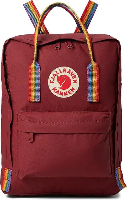 Fjallraven Kanken Rainbow (Ox Red/Rainbow Pattern) Backpack Bags Cover