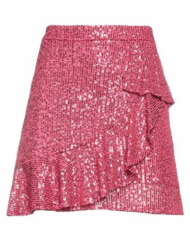 Soallure Woman Mini skirt Magenta Polyester, Elastane Cover