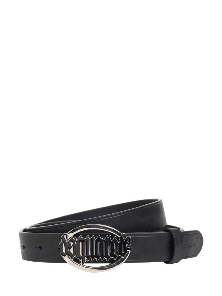 20mm Gothic Dsquared2 Leather Belt Cover