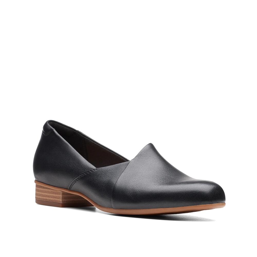 Clarks Wide Width Juliet Palm SlipOn | Women's | Black Cover