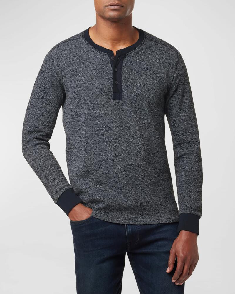 Joe's Jeans Men's Tate Waffle Henley Shirt Cover