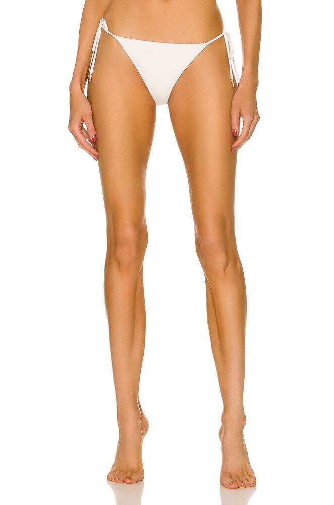 Cult Gaia Liana Bikini Bottom in White Cover