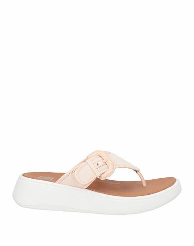 Fitflop Woman Thong sandal Blush Leather, Textile fibers Cover