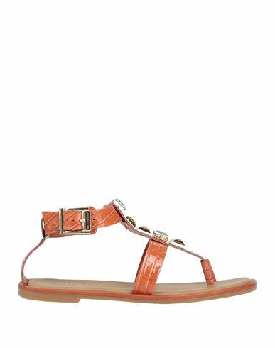 Apepazza Woman Thong sandal Rust Soft Leather Cover