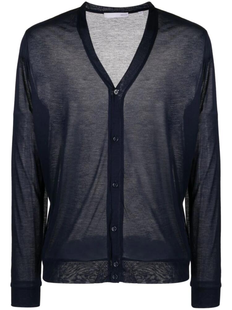 Private Stock The Nero semi-sheer cardigan - Blue Cover