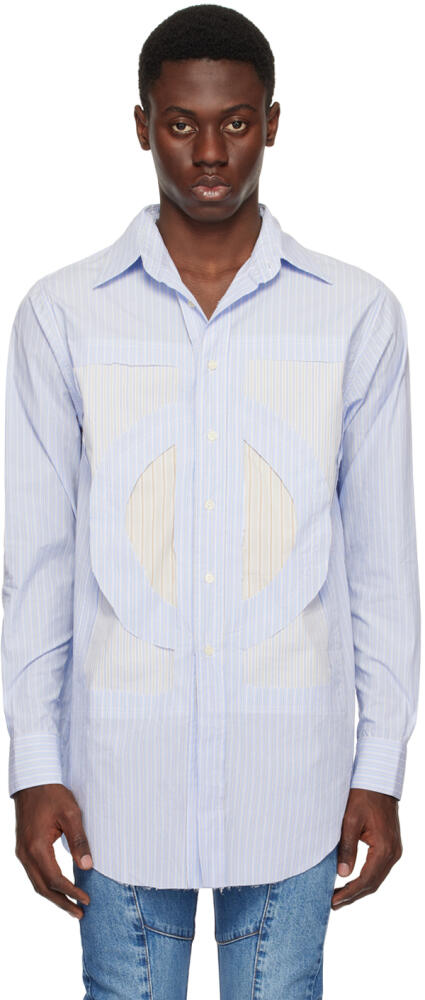 Edward Cuming Blue Cutout Shirt Cover