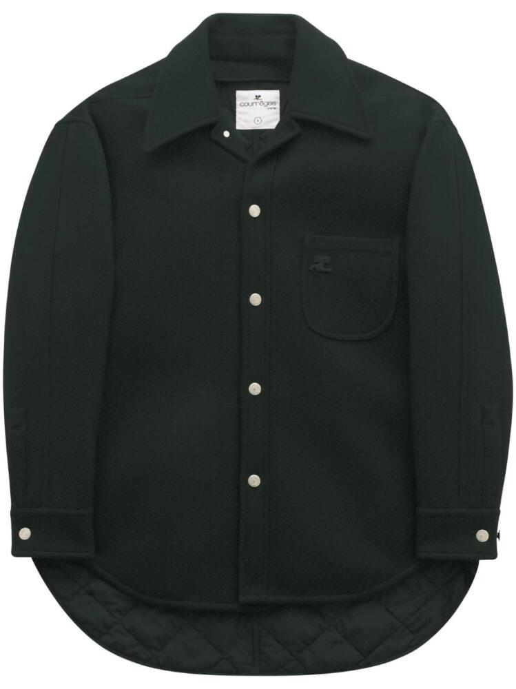 Courrèges long-sleeve shirt - Black Cover