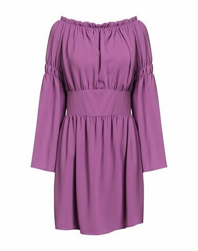 Kontatto Woman Mini dress Mauve Polyester Cover