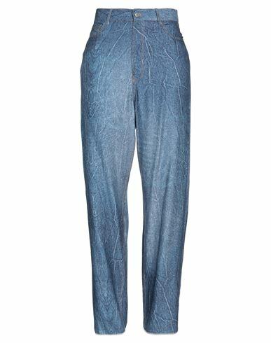 Laneus Woman Pants Blue Viscose Cover