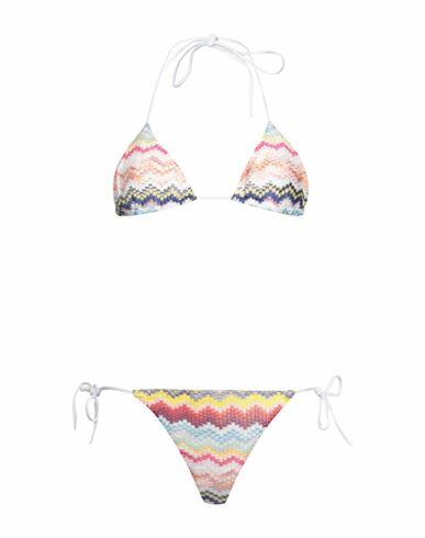 Missoni Woman Bikini White Viscose Cover