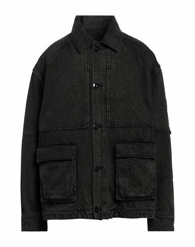 Juun. j Man Denim outerwear Black Cotton Cover