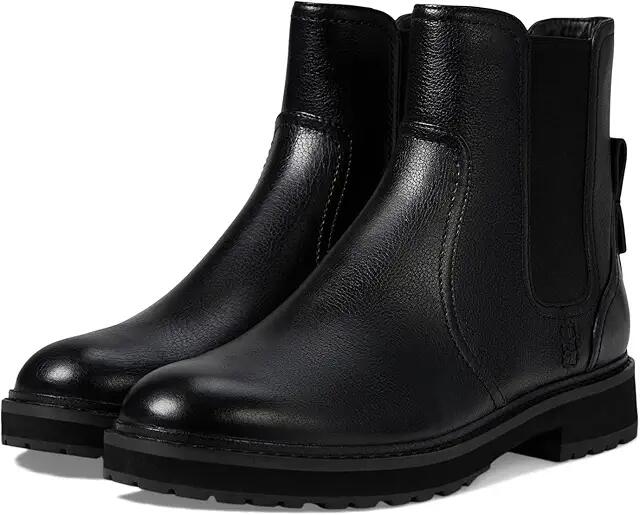 Cole Haan Greenwich Chelsea Waterproof (Black Leather Waterproof) Women's Boots Cover