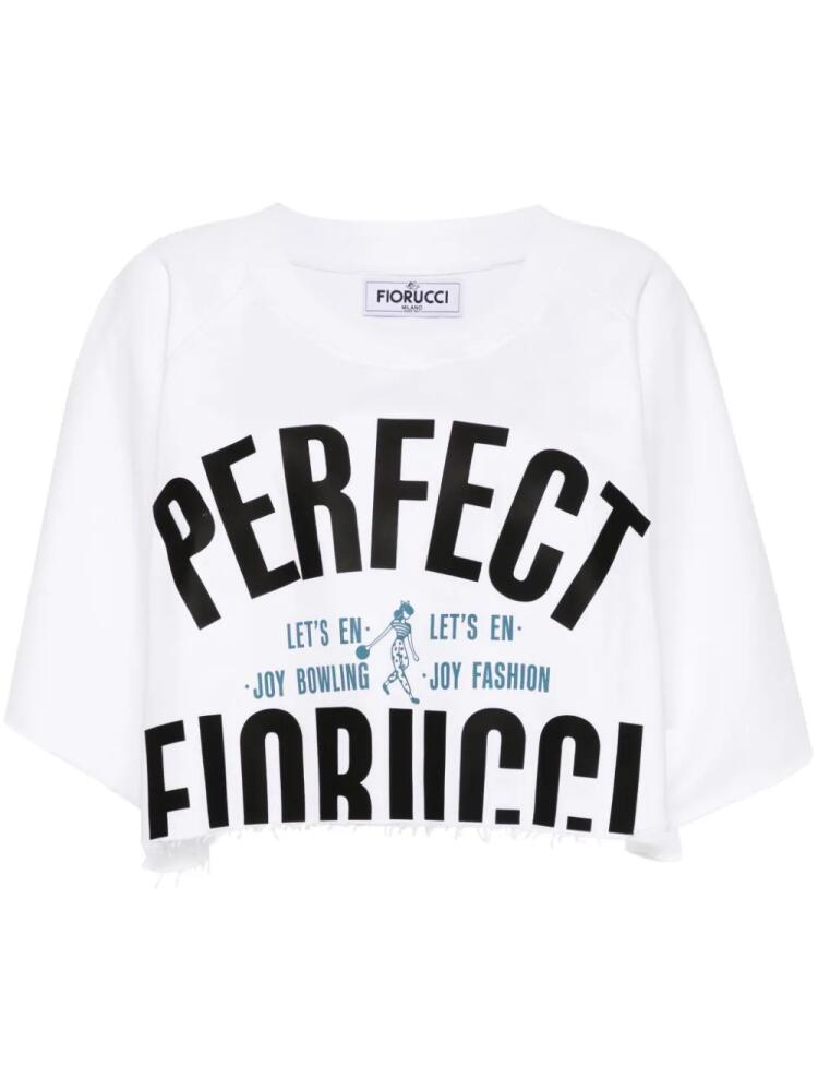 Fiorucci logo-print sweatshirt - White Cover