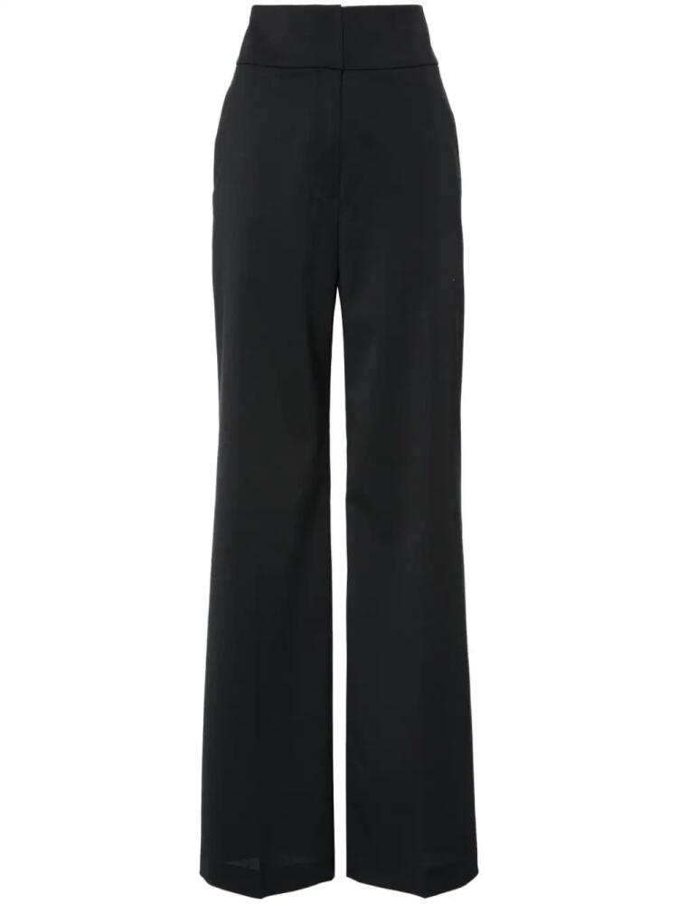 HUGO high-waisted flared-leg trousers - Black Cover