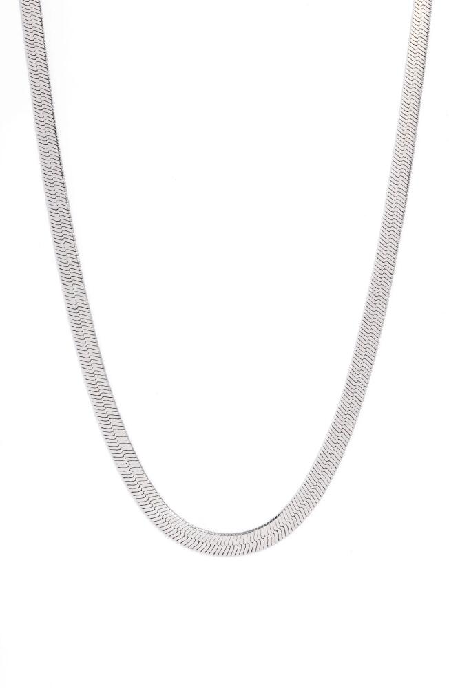 SHYMI Glamour Snake Chain Necklace in Silver Cover