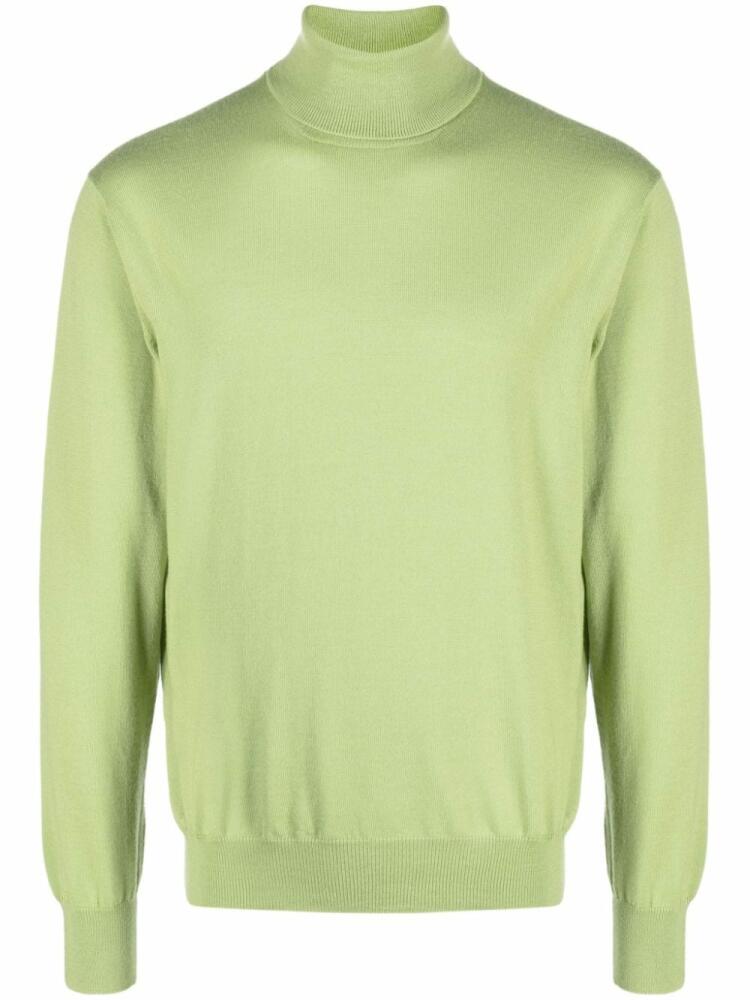 Fileria roll-neck virgin-wool jumper - Green Cover