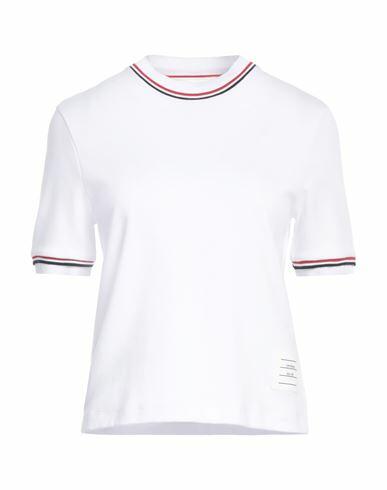 Thom Browne Woman T-shirt White Cotton Cover