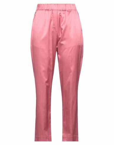 Jijil Woman Pants Pastel pink Cotton, Silk, Elastane Cover