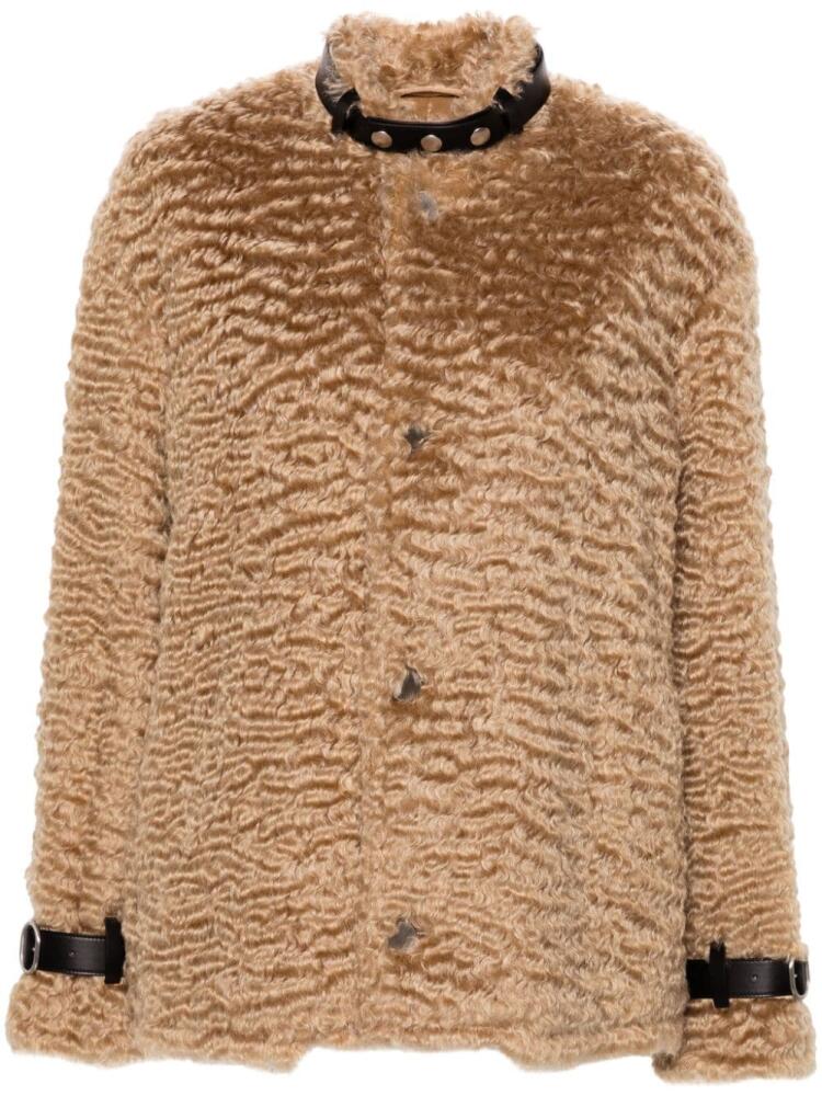 Jil Sander fur jacket - Brown Cover