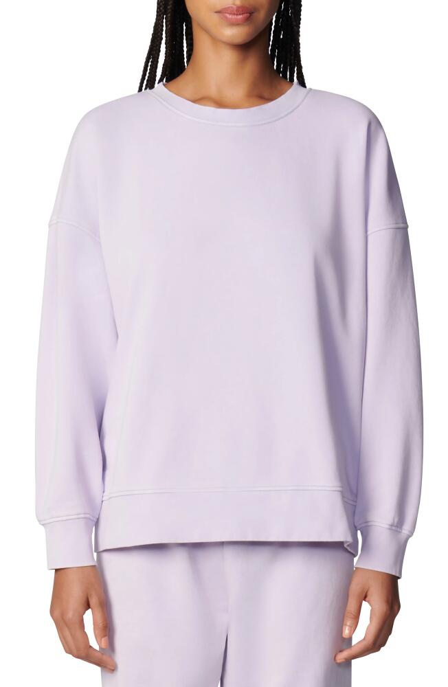 Florence by Mills Oversize Crewneck Cotton Blend Sweatshirt in Washed Millie Lavender Cover