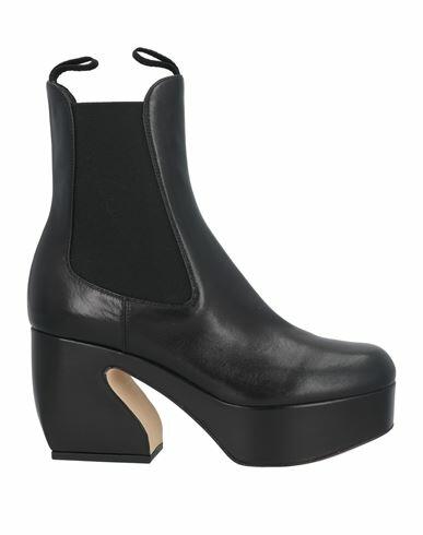 Si Rossi By Sergio Rossi Woman Ankle boots Black Leather Cover