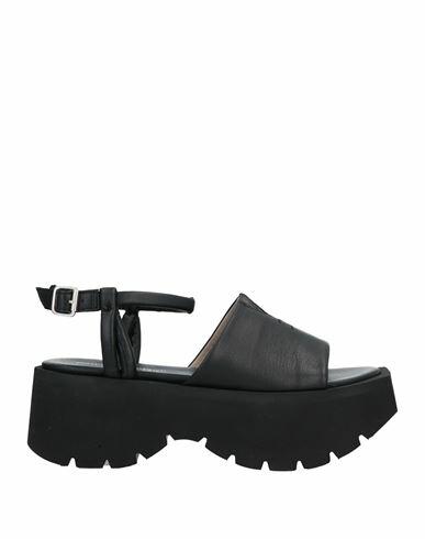 Patrizia Bonfanti Woman Sandals Black Soft Leather Cover