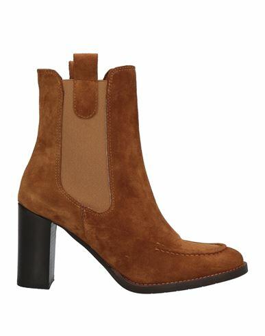 Le Pepite Woman Ankle boots Tan Soft Leather Cover