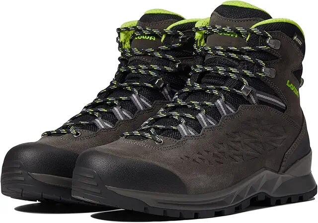 Lowa Explorer II GTX Mid (Anthracite/Lime) Men's Shoes Cover