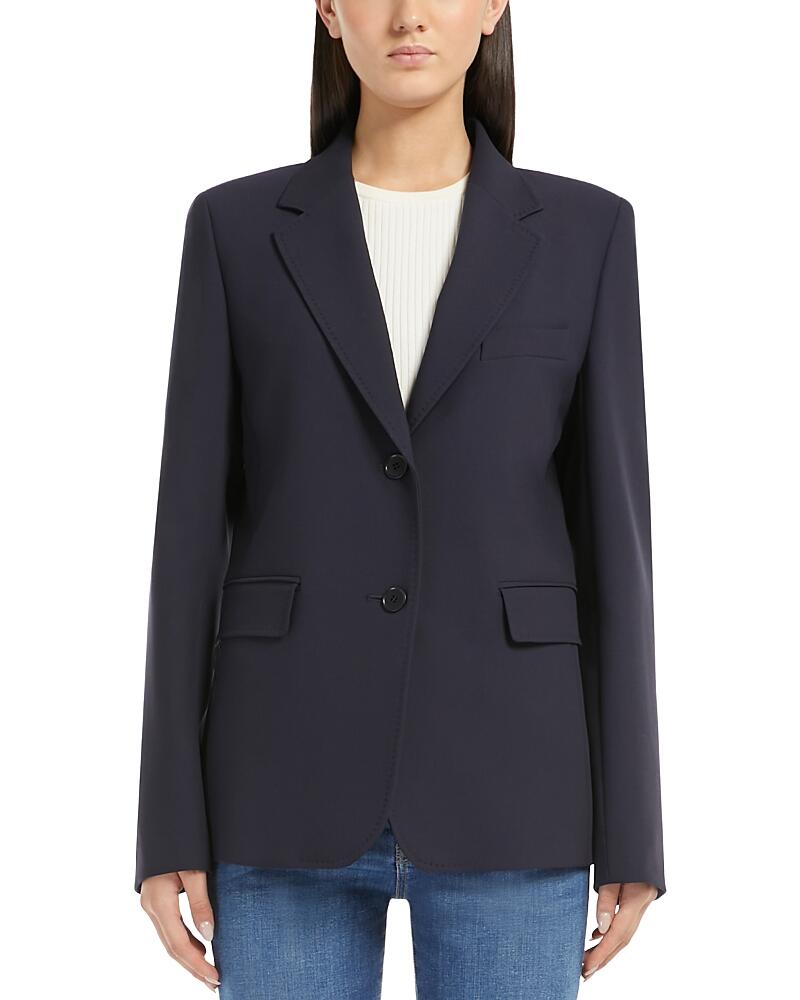 Weekend Max Mara Uva Notched Collar Blazer Cover