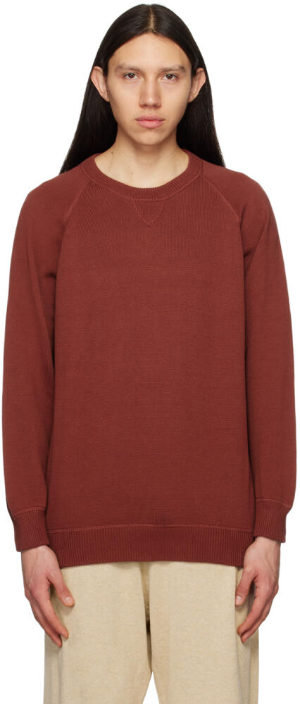 Ghiaia Cashmere Red Raglan Sweater Cover