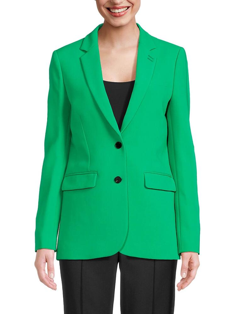 The Kooples Women's Notch Lapel Blazer - Green Cover