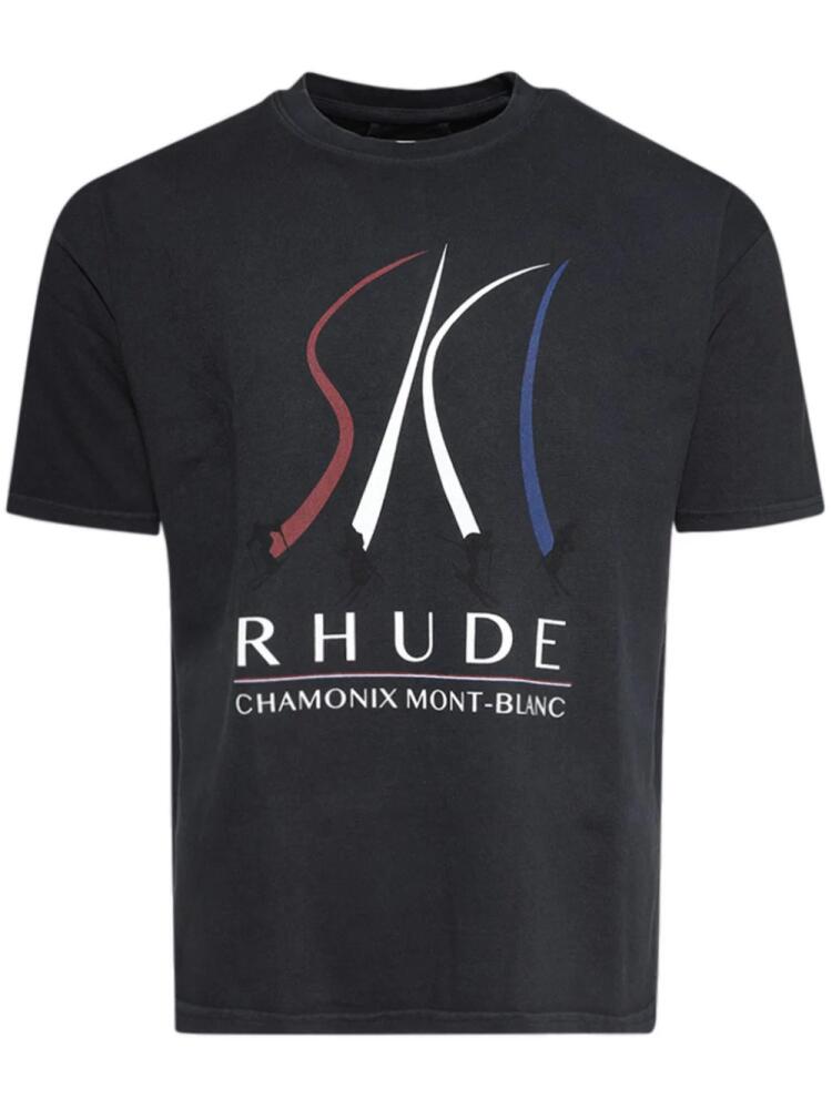 RHUDE Ski Slope T-shirt - Black Cover