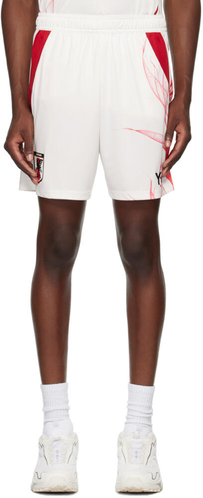 Y-3 White JFA Edition 24 Away Shorts Cover