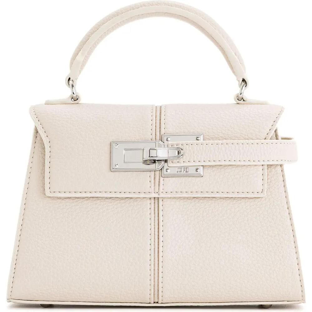 JW PEI Elise Faux Leather Top Handle Bag in White Cover