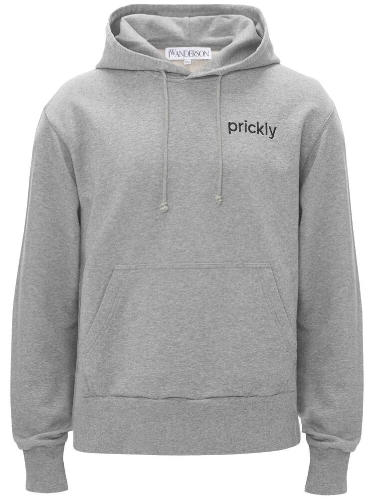 JW ANDERSON Prickly Back Print Hoodie Cover